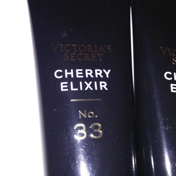 Set of 2 Victoria Secret Fragrance Lotion Cherry Elixir No. 33 8 oz Each Full Si - Picture 3 of 6